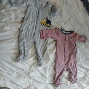 Baby boy lot of 2 one piece